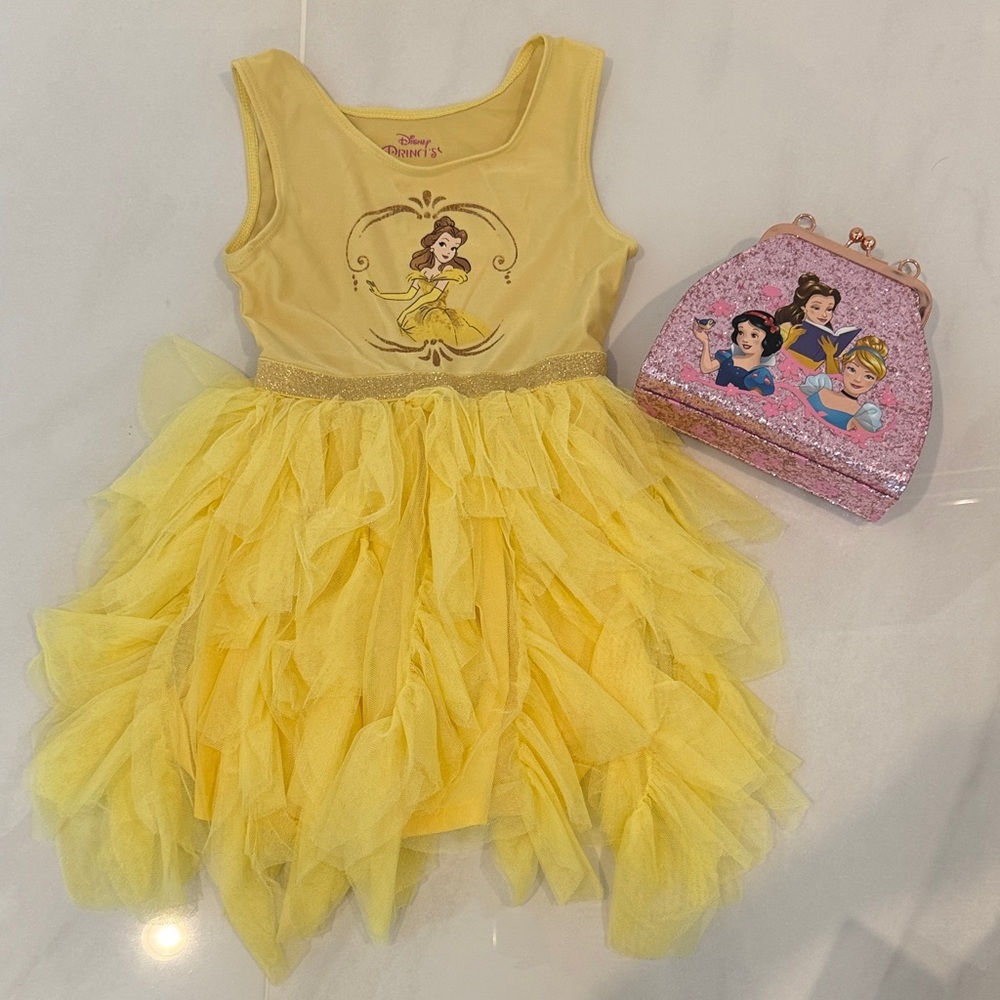 Disney Princess Belle Yellow Costume Dress